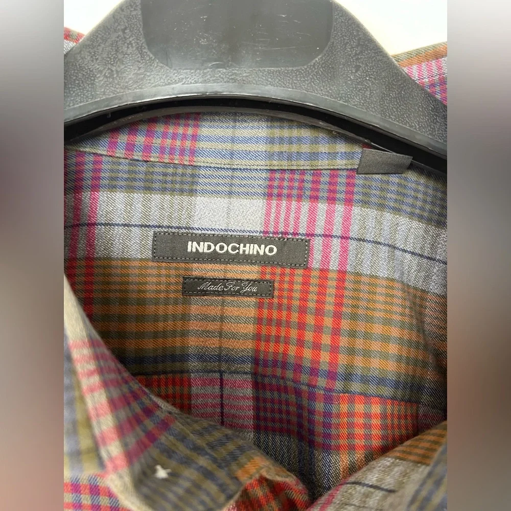 Indochino Made For You Custom Shirt‎ - Multicolor Plaid (XL)